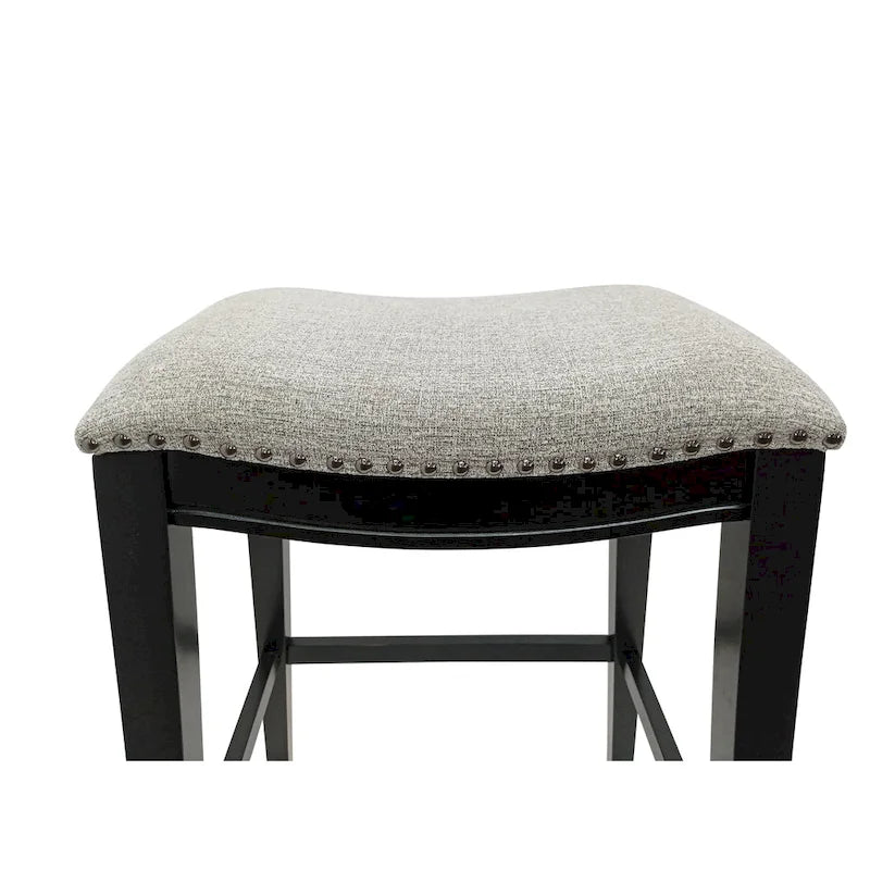 Carolina Living Sawyer 30 Saddle Barstool - Set of 2