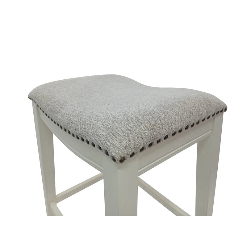 Carolina Living Sawyer 30 Saddle Barstool - Set of 2