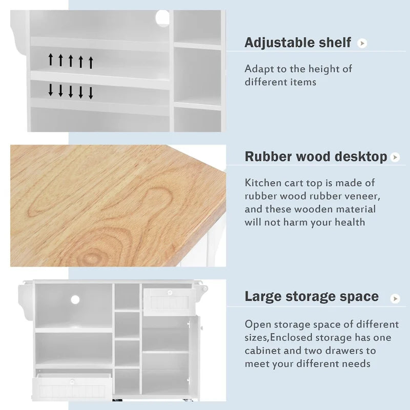 Kitchen Storage Cabinets with Solid Wood Side Cabinets, Microwave Cabinets, Buffet