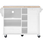 Kitchen Storage Cabinets with Solid Wood Side Cabinets, Microwave Cabinets, Buffet