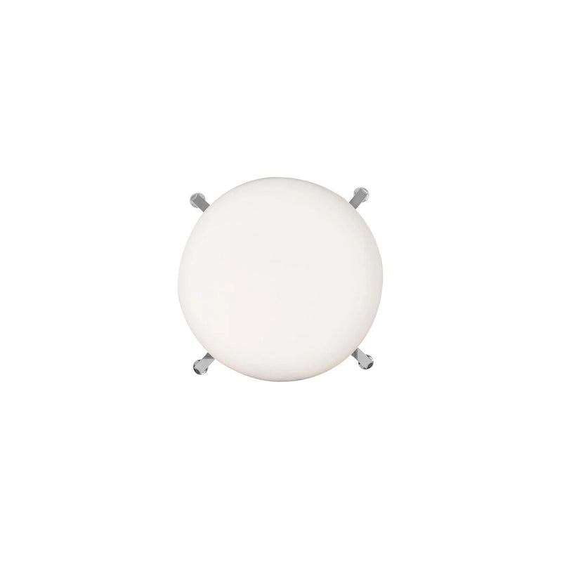 Aimes Metal and Faux Leather Adjustable Backless Stool