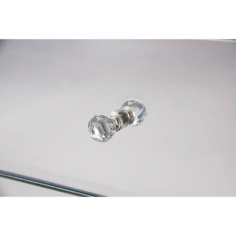 Elegant Lighting Contempo Clear Mirror 3 Drawer Cabinet