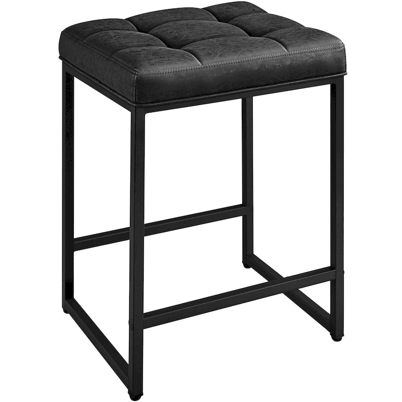 Yaheetech Modern Upholster Bar Stools for Kitchen Counter, Set of 2