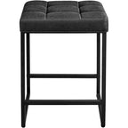 Yaheetech Modern Upholster Bar Stools for Kitchen Counter, Set of 2