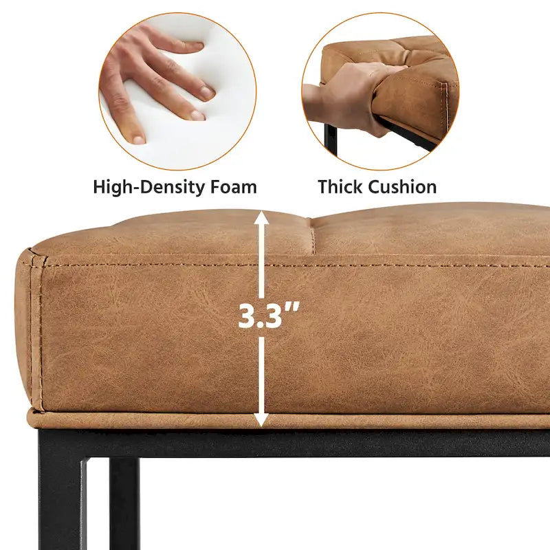 Yaheetech Modern Upholster Bar Stools for Kitchen Counter, Set of 2