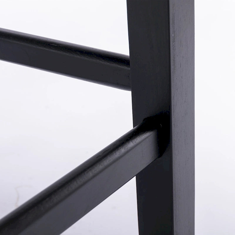 Velvet Upholstered Barstools with Button Tufted Decoration and Wooden Legs, and Chrome Nailhead Trim, Leisure Style Bar Chairs