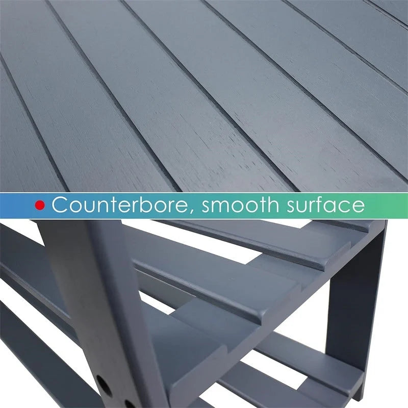 Bamboo Shoe Rack Bench