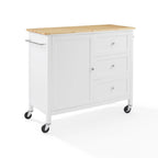 Crosley Soren Wood Top Kitchen Island/Cart - 18d x 42.13w x 37.5h