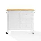Crosley Soren Wood Top Kitchen Island/Cart - 18d x 42.13w x 37.5h