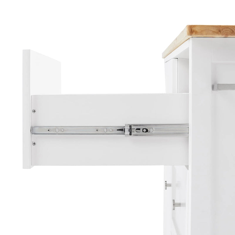 Crosley Soren Wood Top Kitchen Island/Cart - 18d x 42.13w x 37.5h