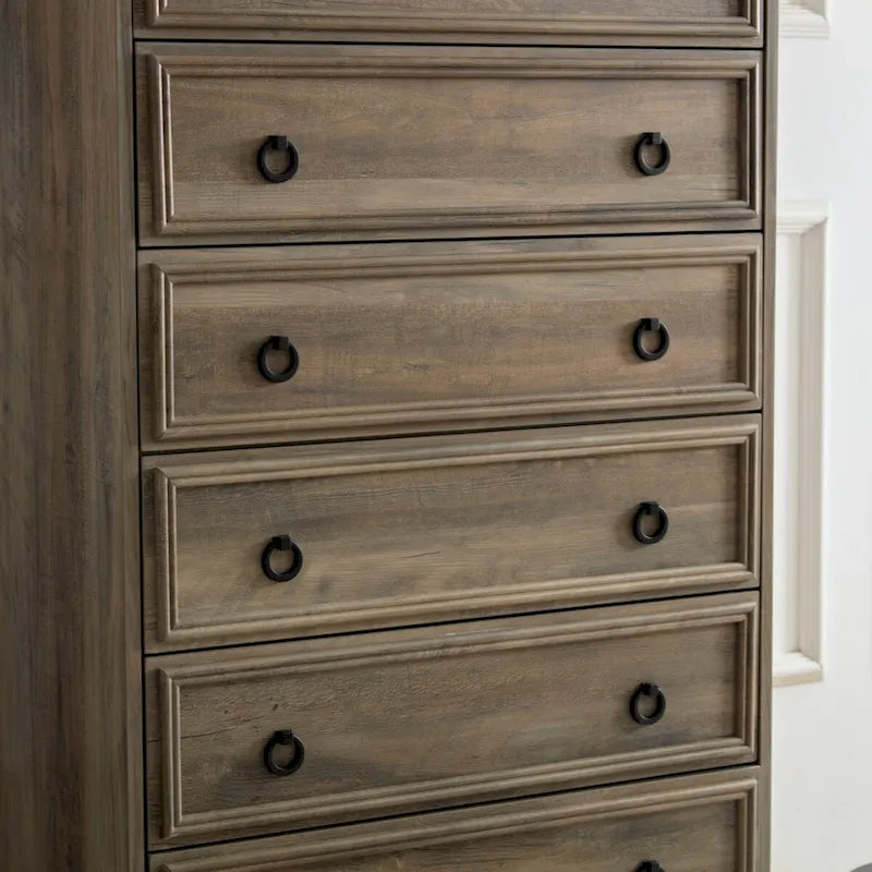 Modern 6 Drawer Dresser, Dressers for Bedroom, Tall Chest of Drawers Closet Organizers & Storage Clothes
