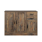 Modern Wood Buffet ,Sideboard with 3 Doors and 2 Drawers