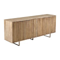Dayton 72-inch Mid-Century Modern Sideboard In Channeled Mango Wood