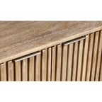 Dayton 72-inch Mid-Century Modern Sideboard In Channeled Mango Wood