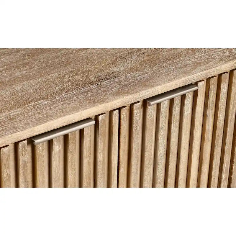 Dayton 72-inch Mid-Century Modern Sideboard In Channeled Mango Wood