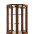 6 Shelf Corner Curio Display Cabinet with Lights