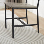 5 Pcs Dining Table Set, Barstool Dining Table with 2 Benches 2 Chairs