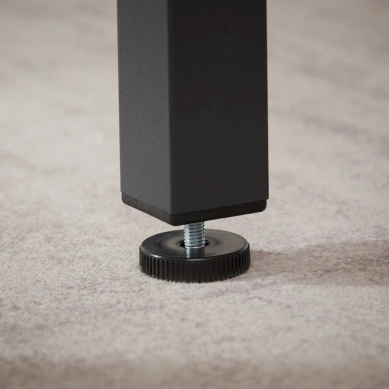 5 Pcs Dining Table Set, Barstool Dining Table with 2 Benches 2 Chairs