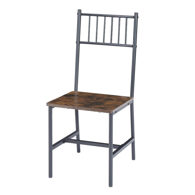 5 Pcs Dining Table Set, Barstool Dining Table with 2 Benches 2 Chairs