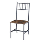 5 Pcs Dining Table Set, Barstool Dining Table with 2 Benches 2 Chairs