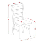 East West Furniture Table Set Includes a Square Dining Table with Butterfly Leaf and Dining Chairs (Chair Seat Type Options)