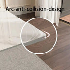 9 - Piece 94.48 Extendable Sintered Stone Dining Table with 8 Chairs Dining Set