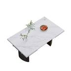 9 - Piece 94.48 Extendable Sintered Stone Dining Table with 8 Chairs Dining Set