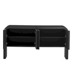 Striped Storage Cabinet with 4 Doors