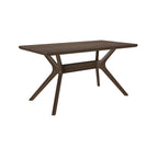 Plank and Beam Verso Cross Leg Rectangular Dining Table - 60