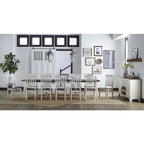Tessa 10-piece Solid Wood Dining Set