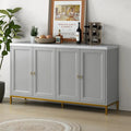 Modern Sideboard with Extra Large Storage Space with Metal Handles and Support Legs for Living Room and Dining Room