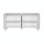 Accent Cabinet 4 Door Wooden Cabinet Sideboard Buffet