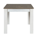 7-Piece Wooden Dining Table Set with 12 Leaf