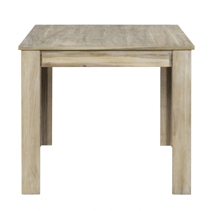 7-Piece Wooden Dining Table Set with 12 Leaf