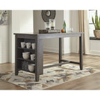 Signature Design by Ashley Caitbrook Gray 5-Piece Counter Height Dining Package