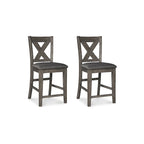 Signature Design by Ashley Caitbrook Gray 5-Piece Counter Height Dining Package