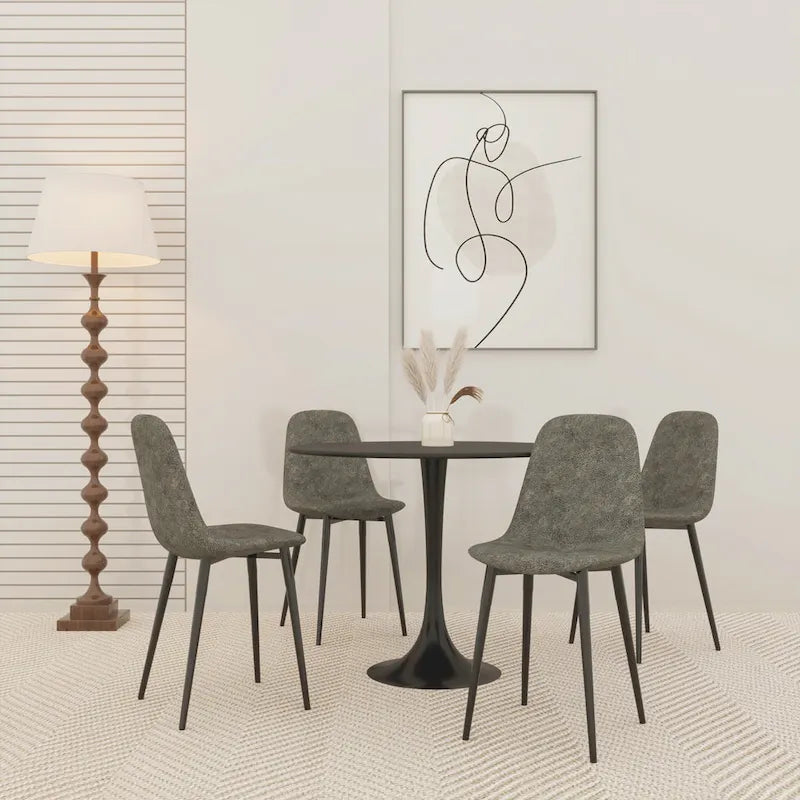 31.5 Mid Century Tulip Round Dining Table for 4 People