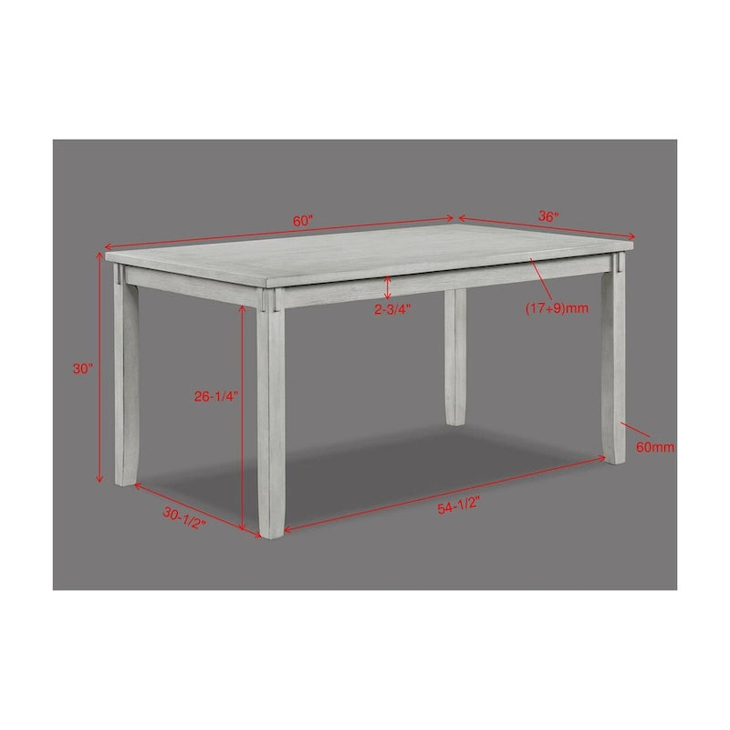 Toy Driftwood Modern Dining Room Set