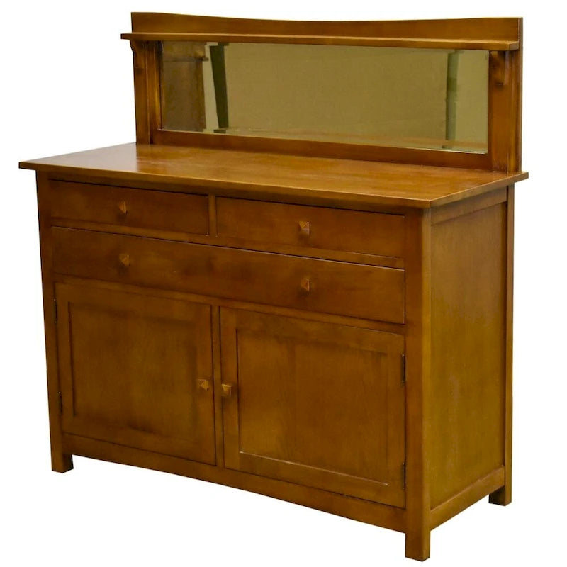 Mission Buffet Cabinet with Mirror - 50
