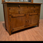 Mission Buffet Cabinet with Mirror - 50