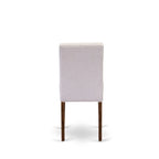 East West Furniture Austin Parson Dining Chairs, Set of 2 (Color & Fabric Options)