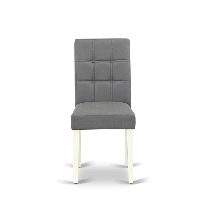 East West Furniture Austin Parson Dining Chairs, Set of 2 (Color & Fabric Options)