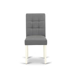 East West Furniture Austin Parson Dining Chairs, Set of 2 (Color & Fabric Options)