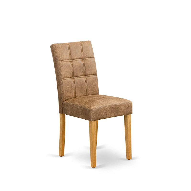 East West Furniture Austin Parson Dining Chairs, Set of 2 (Color & Fabric Options)