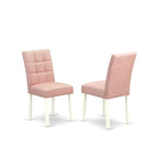 East West Furniture Austin Parson Dining Chairs, Set of 2 (Color & Fabric Options)