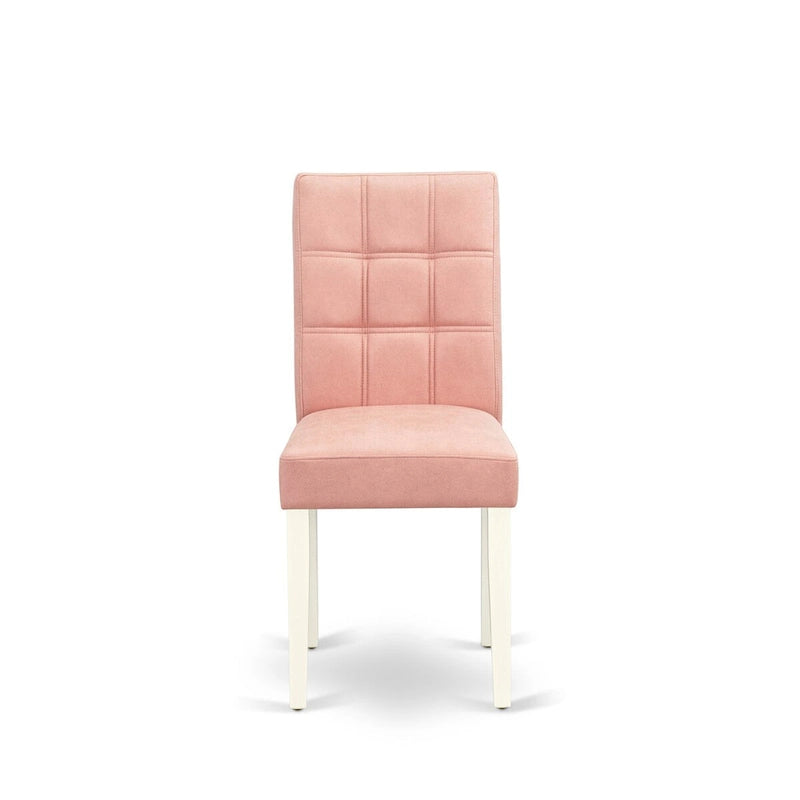 East West Furniture Austin Parson Dining Chairs, Set of 2 (Color & Fabric Options)