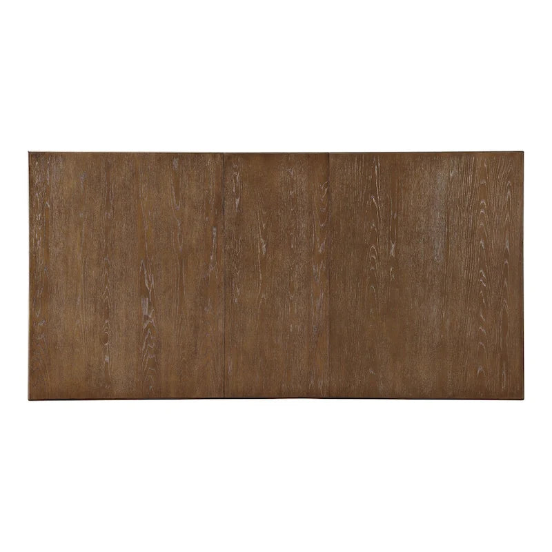 Furniture of America Agio Transitional Brown 7-Piece Expandable Dining Table Set