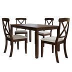 CraftPorch Farmhouse Style 5-piece Wooden Dining Set