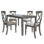 CraftPorch Farmhouse Style 5-piece Wooden Dining Set