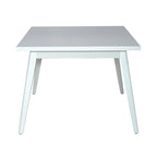 Capeside Cottage White and Black 6 Piece Rectangular Table Set